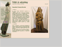 Tablet Screenshot of ete-a-vezelay.com